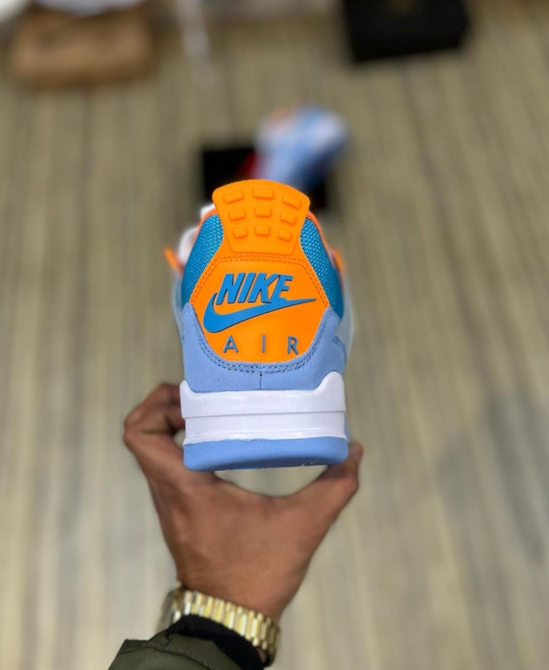 Air Jordan Retro 4 Union Blue - Shoe Boxs