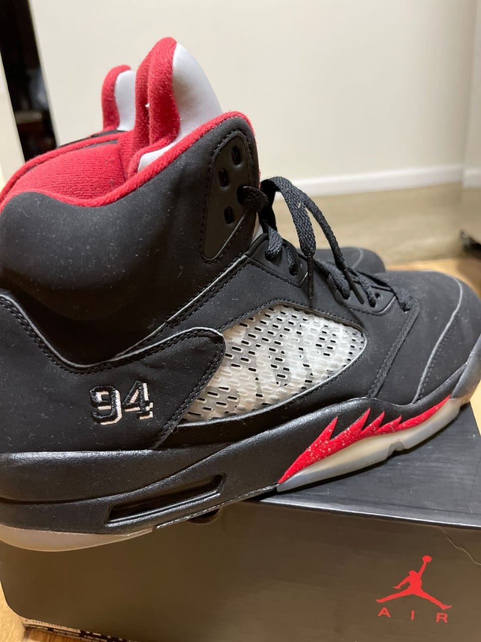 Air Jordan Retro 5 SUPREME First Copy Premium Quality Sneakers - ShoesBox
