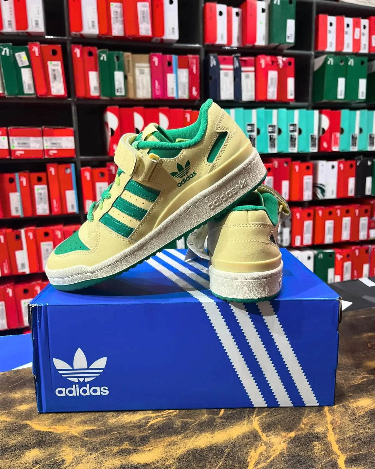 Adidas Forum Low Aqua - Shoe Boxs