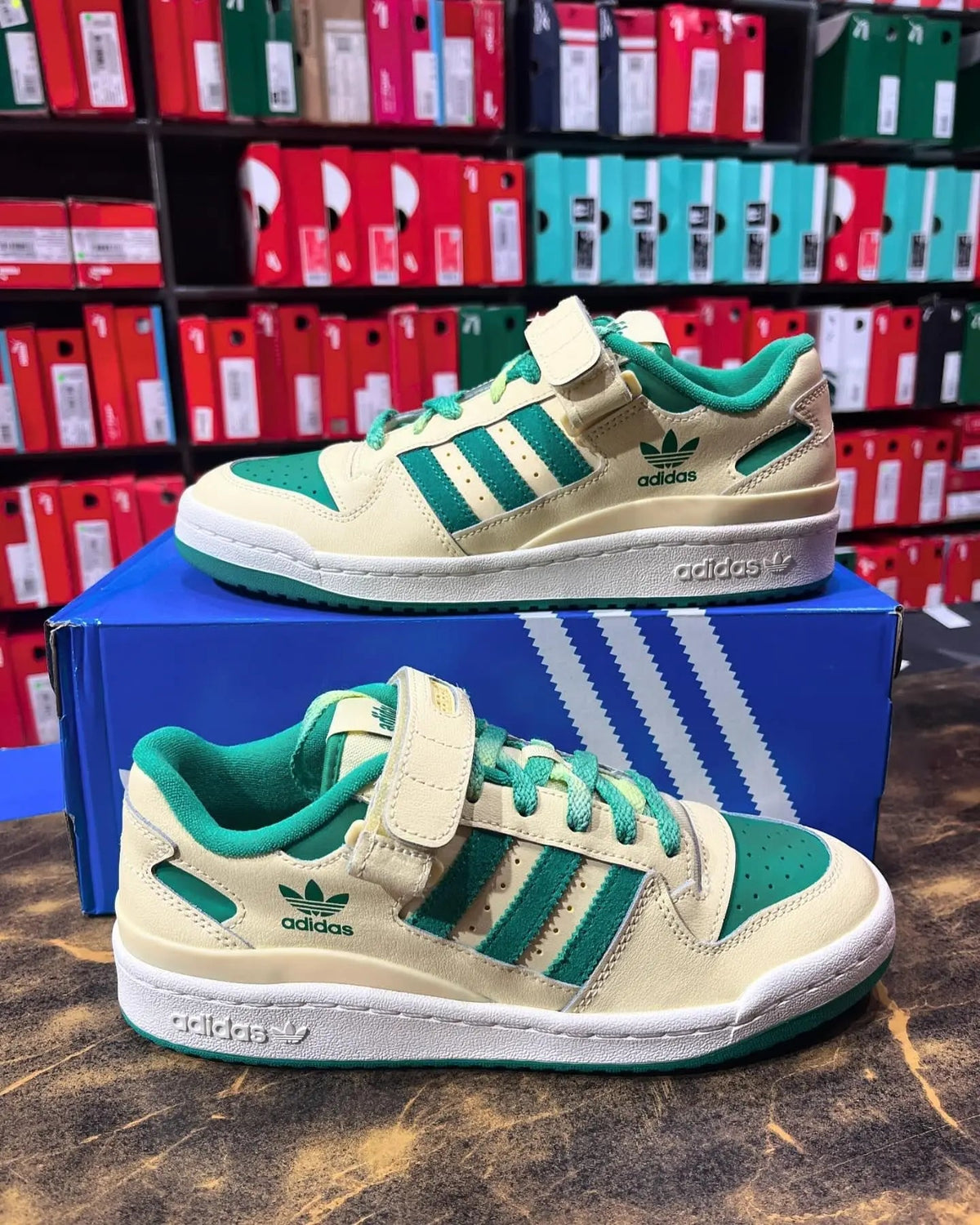 Adidas Forum Low Aqua - Shoe Boxs